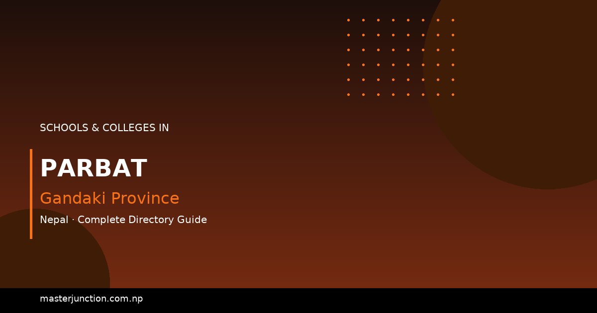 Best Schools in Parbat: A Comprehensive Guide